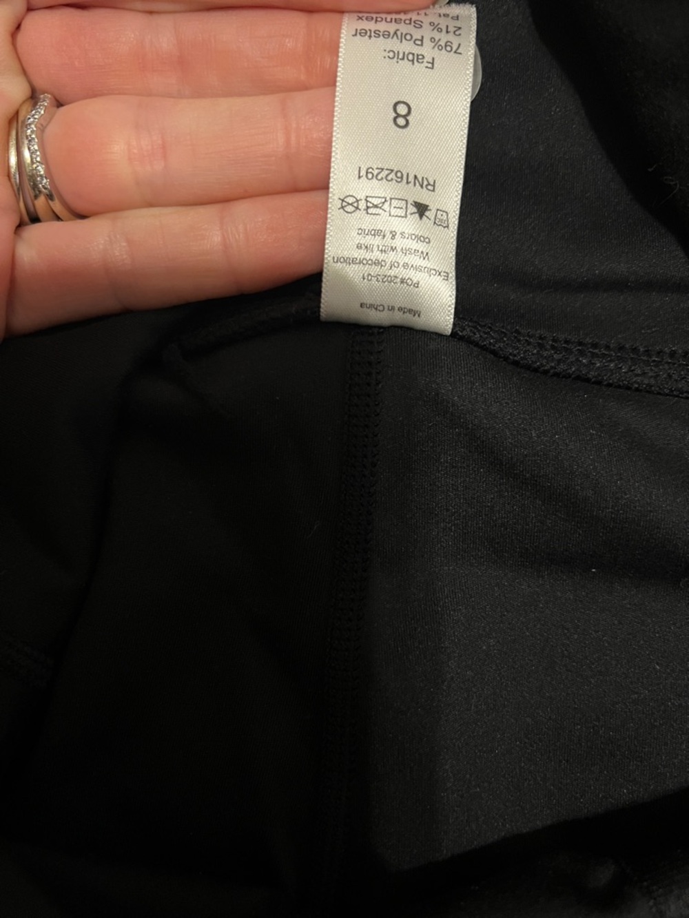 NWOT! Sweeflexx Resistance Band Hi Rise Performance Leggings Sz 8! - Picture 7 of 8